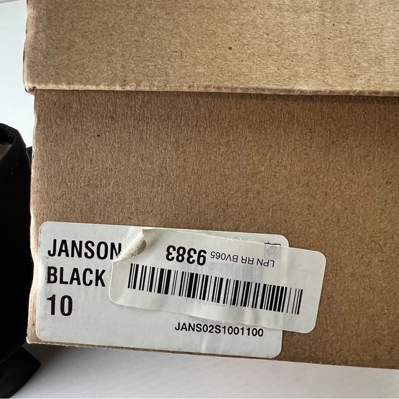 Steve Madden Bootie womens 10 Janson Black Ankle Faux Suede Block Heel - Picture 10 of 11